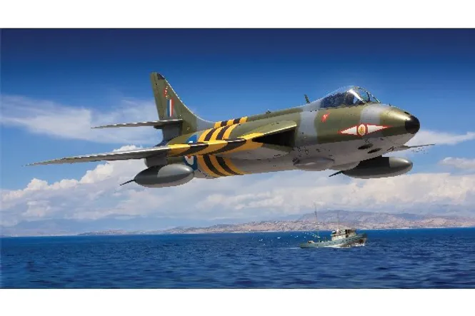 Huvudbild 1:48 SVENSKA  J-35 HAWKER HUNTER .