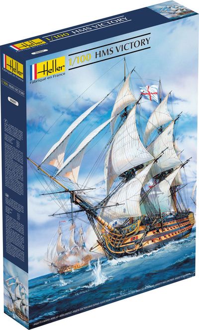 Huvudbild HMS VICTORY. SKALA 1/100. PLASTBYGGSATS