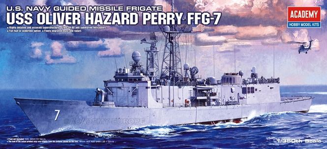 Huvudbild USS OLIVER HAZARD PERRY SKALA 1:350