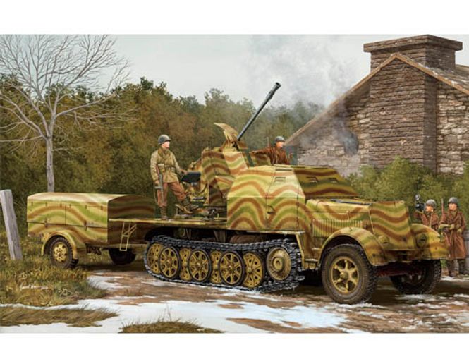 Huvudbild /35 German 3.7cm Flak 43 auf Selbstfahrlafette ...