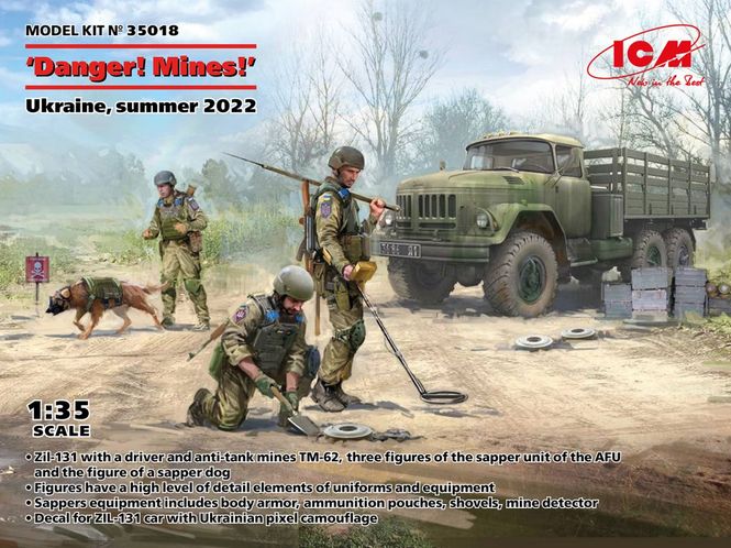 Huvudbild  ICM Danger! Mines! Ukraine, summer 2022 1/35