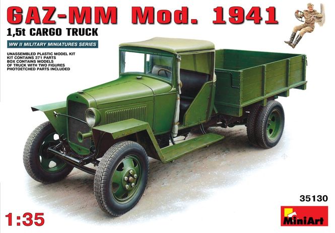 Huvudbild GAZ-MM Mod.1941 1.5t CARGO TRUCK 1/35