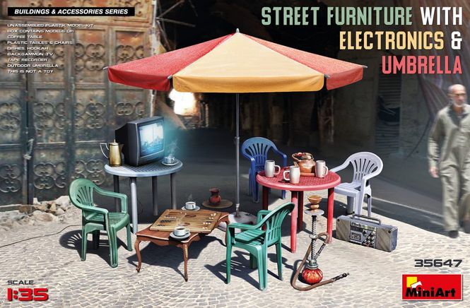 Huvudbild STREET FURNITURE WITH ELECTRONICS & UMBRELLA ...