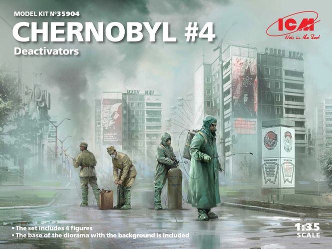 Huvudbild Chernobyl#4. Deactivators 4 figures 1/35