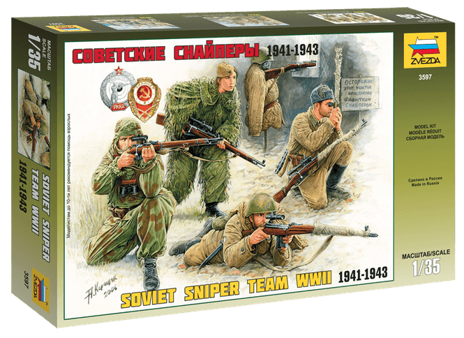 Huvudbild SOVIET SNIPER TEAM. SKALA 1/35