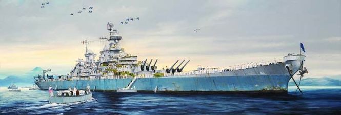 Huvudbild USS MISSOURI BB-63 SKALA 1:200