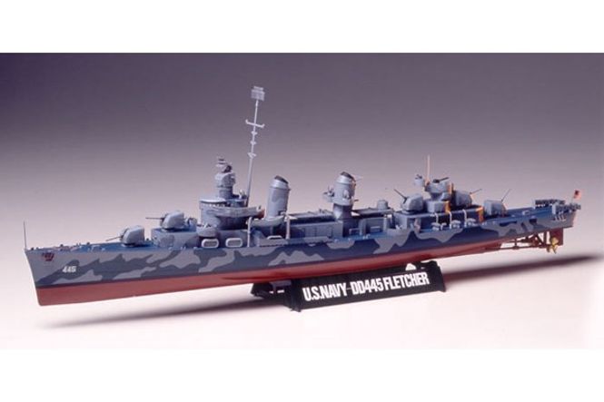 Huvudbild US DD445 FLETCHER. L=327mm. SKALA 1/350