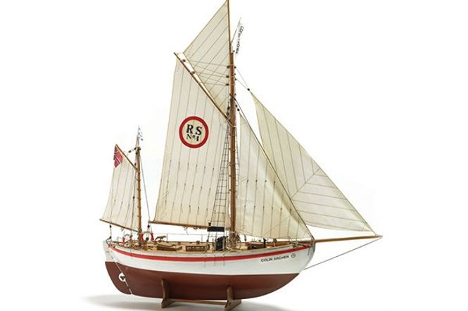 Huvudbild COLIN ARCHER. KOMPLETT BYGGSATS MED TRÄSKROV.RC. ...