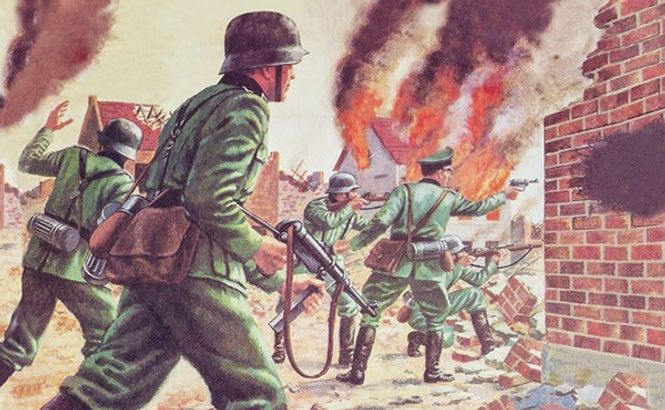 Huvudbild WWII GERMAN INFANTRY. 48 DELAR. NIVÅ 1 AV 4. ...