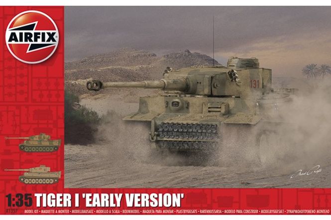 Huvudbild 1942 GERMAN TIGER 1, EARLY PROD. 241X102 mm. NIVÅ ...