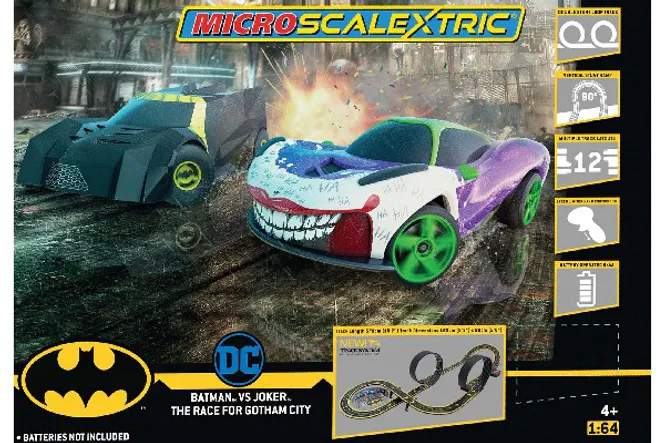 Huvudbild SCALEXTRIC MICRO SET BATMAN VS JOKER RACE FOR ...