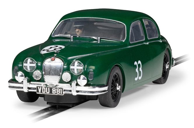 Huvudbild Scalextric Jaguar MK1 - Mike Hawthorn 1:32