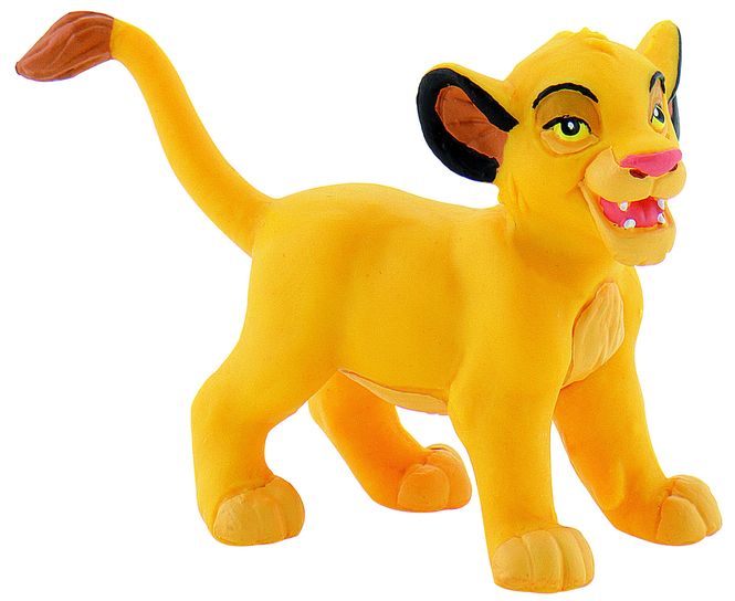 Huvudbild Bullyland Walt Disney Simba unge 6,8x2,6x4,7cm
