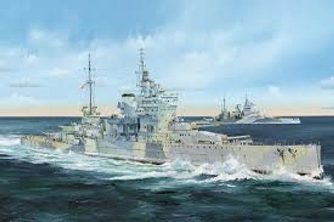 Huvudbild HMS QUEEN ELISABETH. SKALA 1/350