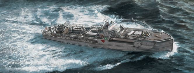 Huvudbild SCHNELLBOOTE TYP S-38 WITH BOFORS SKALA 1:35