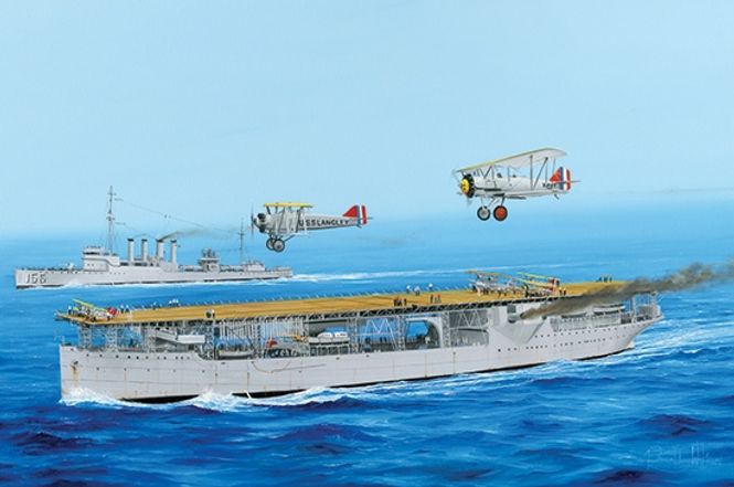 Huvudbild USS LANGLEY CV-1. SKALA 1/350