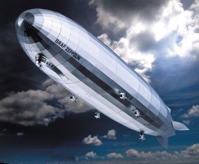 Huvudbild GRAF ZEPPELIN D-LZ 127 (METALLFOLIE) SKALA 1/400