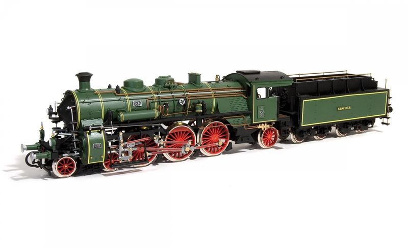 Bayrische S 3/6 Lok mit Tender BR-18 metallbyggsats 1:32