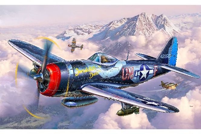 Huvudbild 1944 usa. P-47 M THUNDERBOLT. 67 DELAR. ...