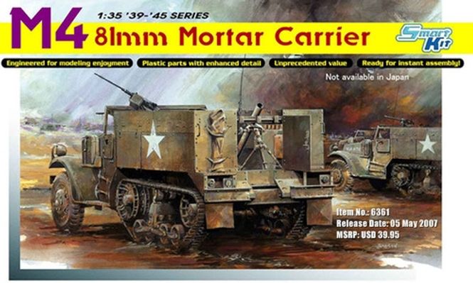 Huvudbild M4 81 MM. MORTAR CARRIER. SKALA 1/35