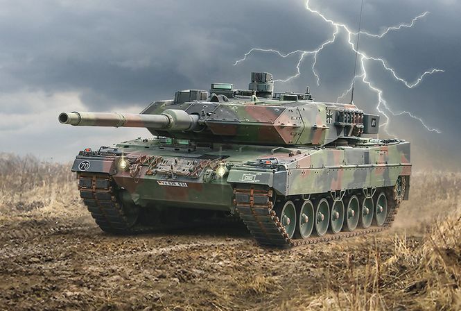 Huvudbild LEOPARD 2A6. SKALA 1/35