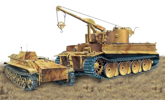 Huvudbild BERGEPANZER TIGER I, S,PC.ABT.508 SKALA 1/35