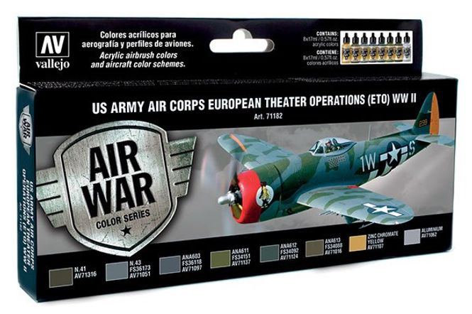 Huvudbild US ARMY AIR EUROPEANOPERATIONS WWII. 8 X 17 ML. ...