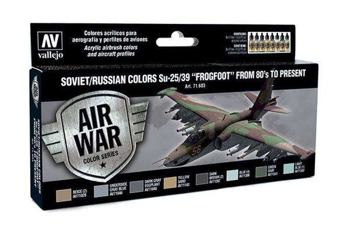 Huvudbild SOVIET COLORS SU-25/39 FROM 80`TO PRESENT. 8 X 17 ...