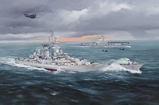 Huvudbild USS HAWAII CB-3 SKALA 1:350