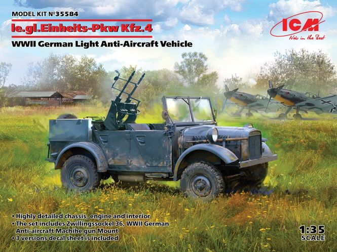 Huvudbild  le.gl.Einheitz-Pkw.Kfz.4Soft Top WWIInTysk let ...