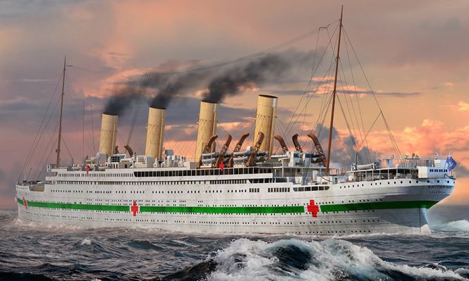 Huvudbild 1/700 HMHS Britannic