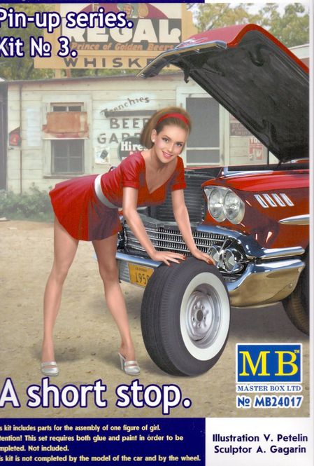 Huvudbild 1/24 Pin-up series. A short stop. Kit No. 3