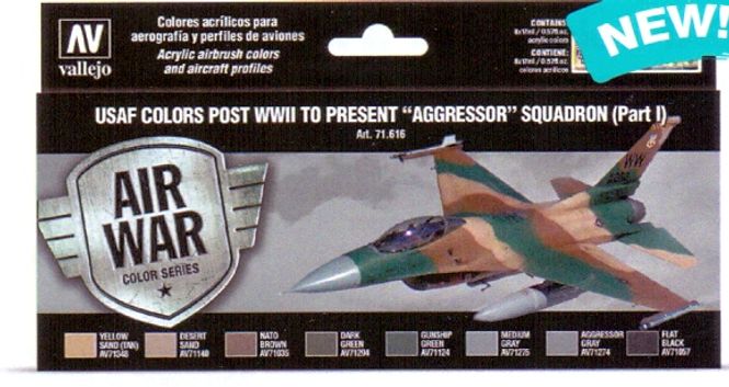 Huvudbild USAF COLORS POST WWII TO PRESENT. (PARTI) 8 X 17 ...