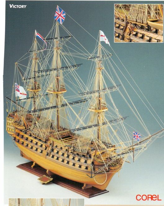 Huvudbild HMS VICTORY. SEGELSATS INGÅR EJ.