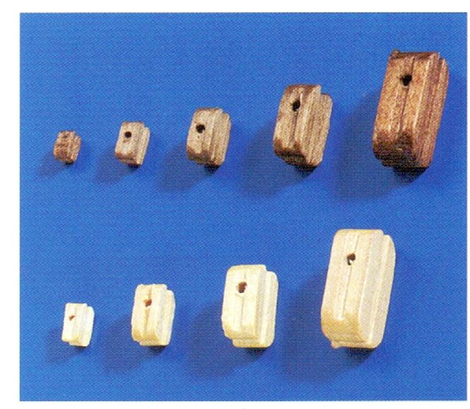 Huvudbild BLOCK ENTRÅDIG, NATURBRUN 3mm. (10st)